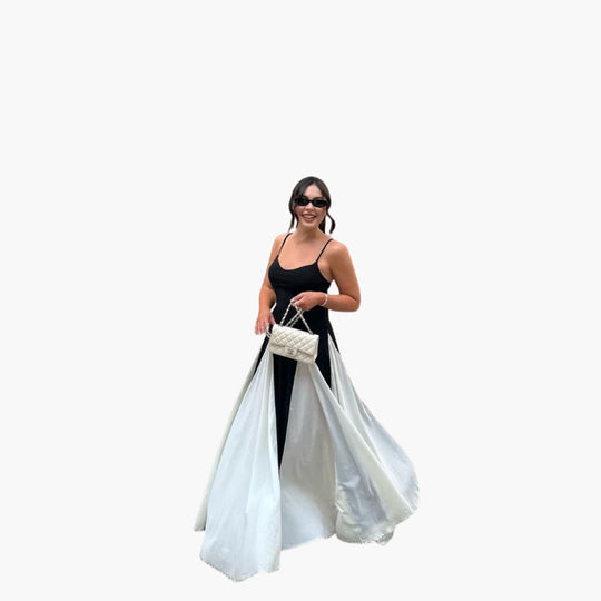 Women's Maxi Dress with Sleeveless Design and A-Line Skirt