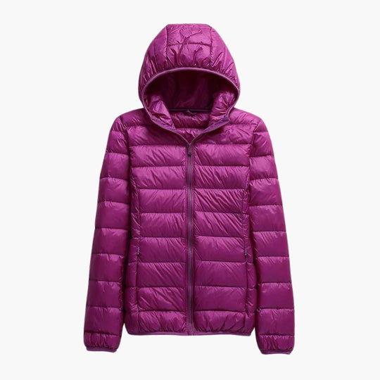 Isabella | Women’s Down Jacket with Hood - Made by Jessica