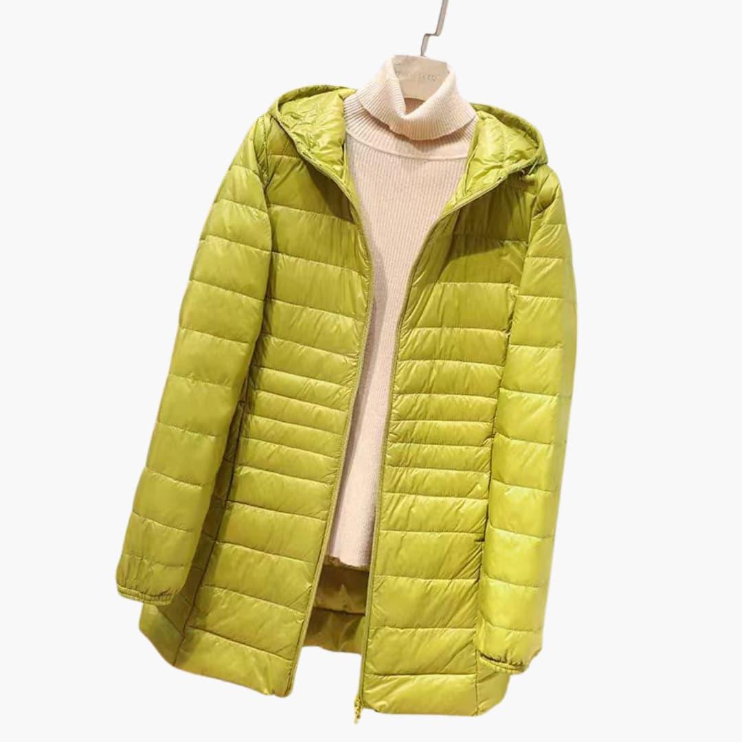 Isabella | Women’s Down Jacket with Hood - Made by Jessica