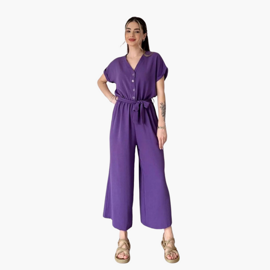 Women’s Jumpsuit with Pockets and Relaxed Fit