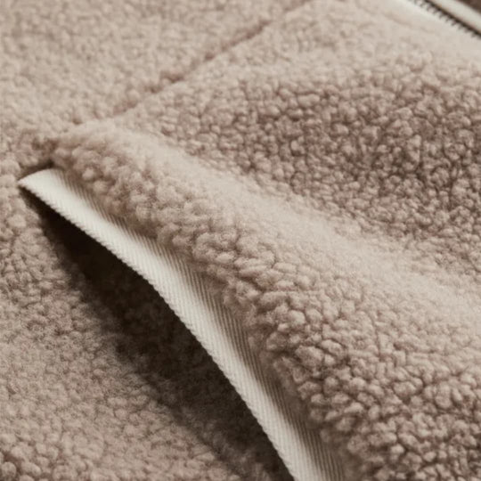 Women's Zip-Up Fleece Jacket with High Collar