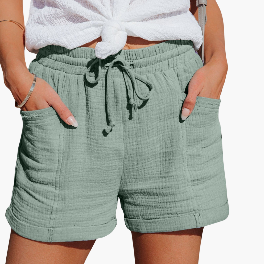 Casual Summer Shorts with Pockets - Women's Relaxed Fit - Made by Jessica