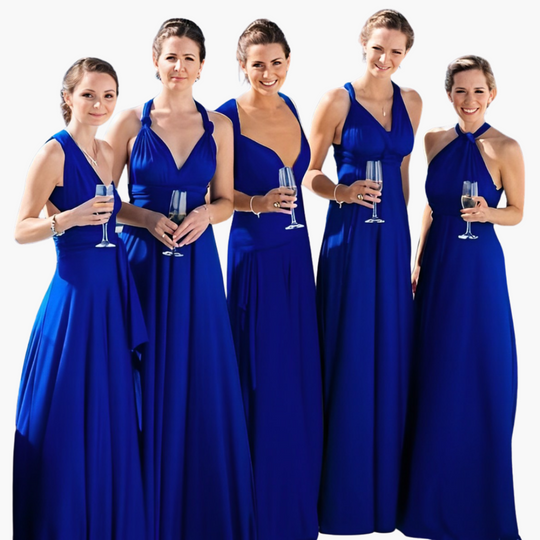 Women's Maxi Dress with Cross Back Detail and Tie Fastening