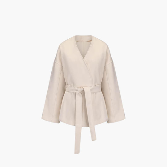 Belted Kimono Jacket – Women's Long Sleeve Wrap Coat - Made by Jessica