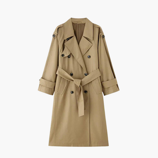 Long Trench Coat for Women – Elegant & Versatile Outerwear