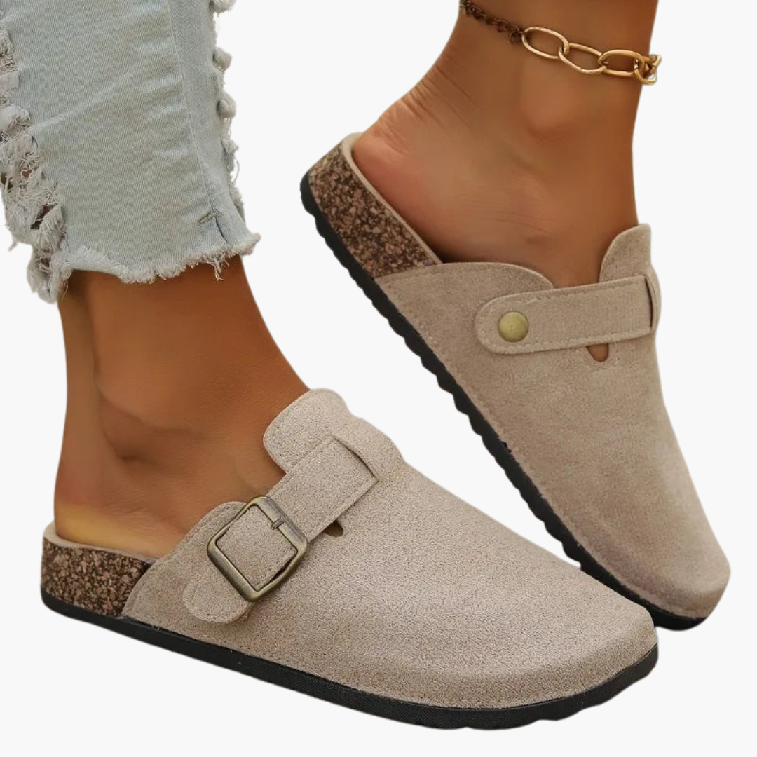 Women's Clogs with Closed-Toe Design and Slip-On Style