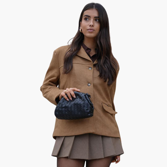 Buttoned Jacket for Women – Cropped, Stylish & Trendy Layer - Made by Jessica