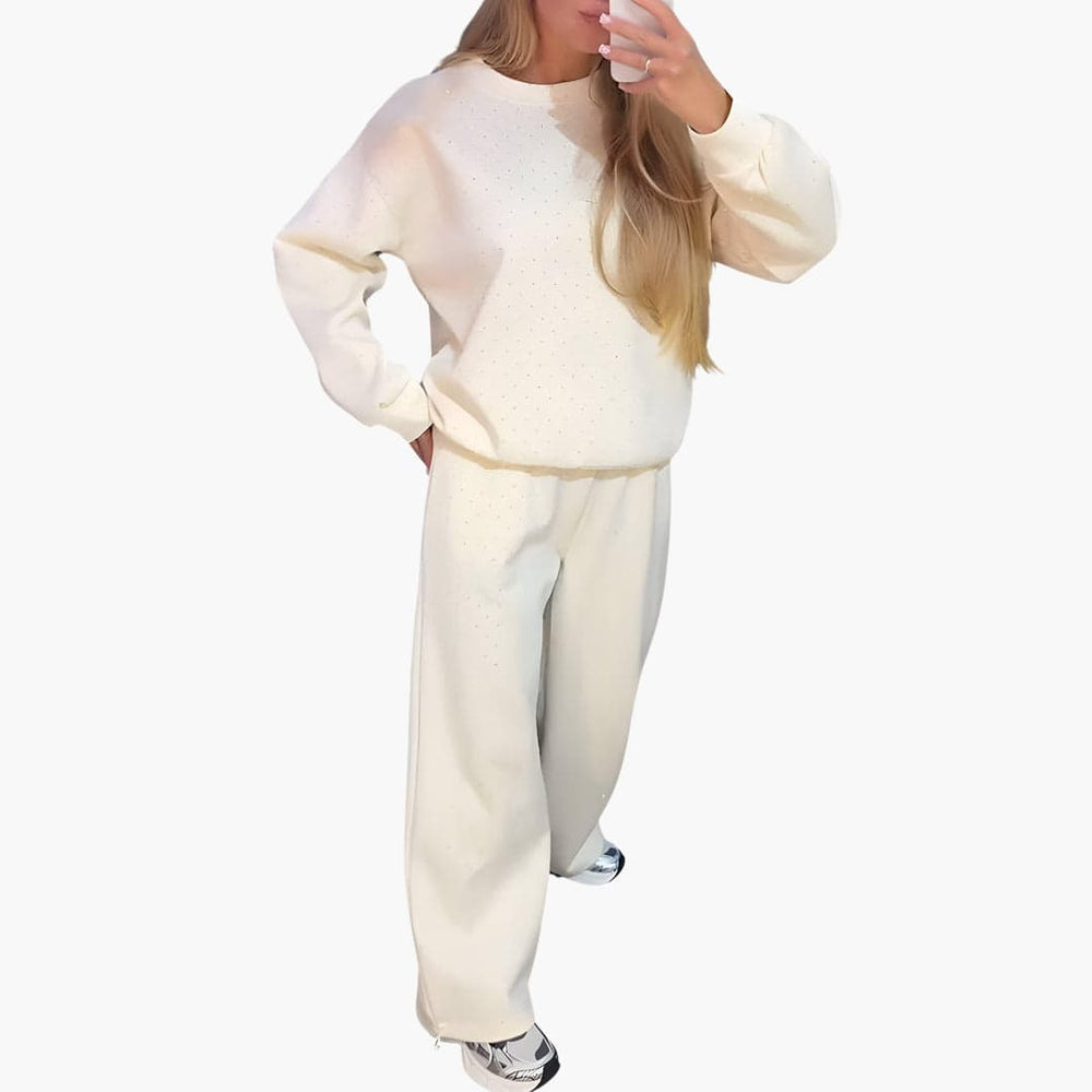 Women’s Lounge Set with Diamond Print