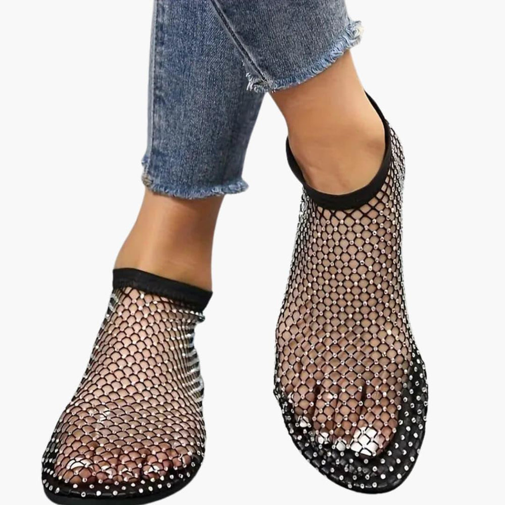 Women’s Summer Sandals with Breathable Mesh and Cushioned Sole