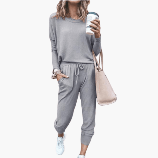 Women’s Two-Piece Set with Relaxed Fit and Coordinated Design