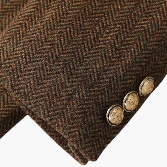 Belted Wool Blazer – Women's Tailored Smart Casual Jacket - Made by Jessica