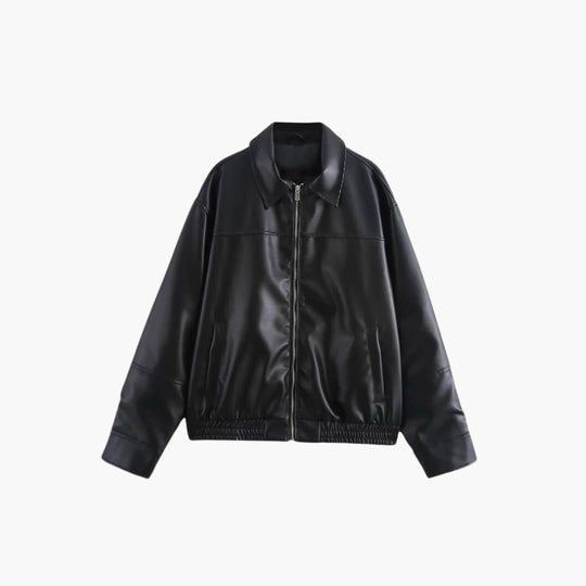 Women’s Zip-Up Coat with Front Closure