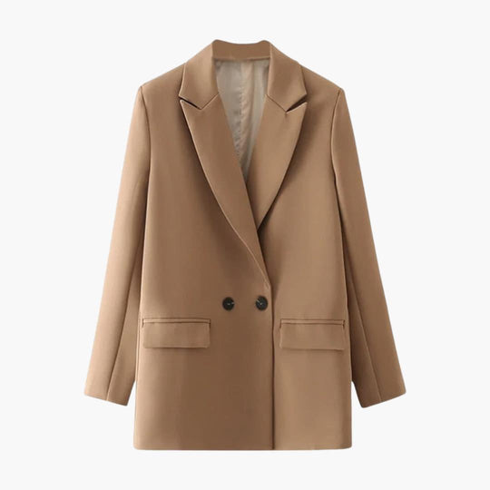 Women’s Blazer with Single-Button and Longline Cut