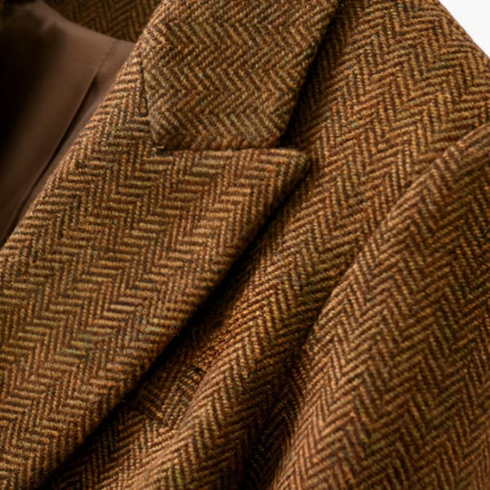 Belted Wool Blazer – Women's Tailored Smart Casual Jacket - Made by Jessica