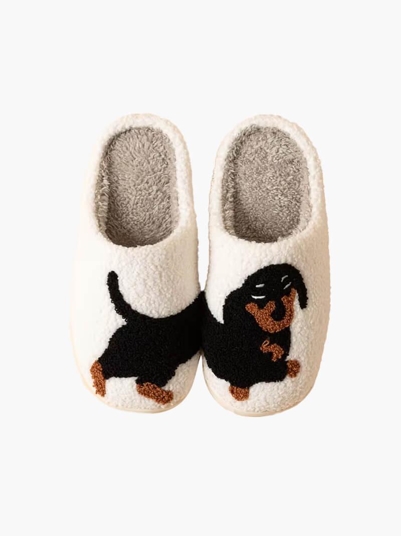 Dachshund Winter Slippers - Made by Jessica