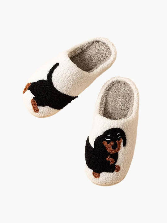 Dachshund Winter Slippers - Made by Jessica