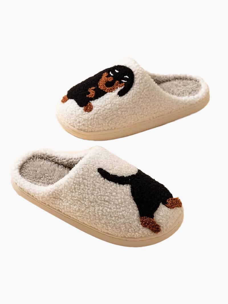 Dachshund Winter Slippers - Made by Jessica