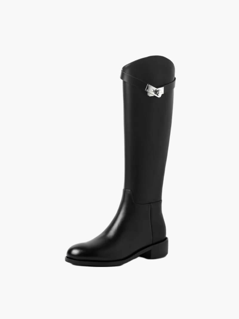 Hazel Leather Boots - Made by Jessica
